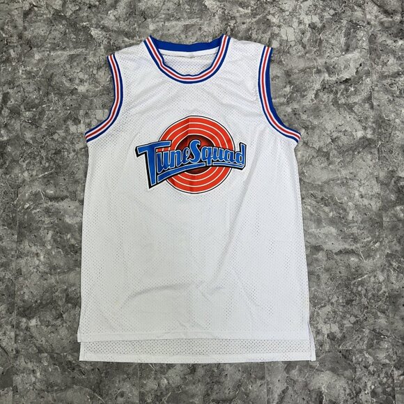 Tune Squad Bugs Jersey Adult L White #1 Space Jam Sewn - Picture 1 of 5